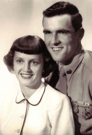 Duane and Muriel Bergdale Goettsch Wedding Photo